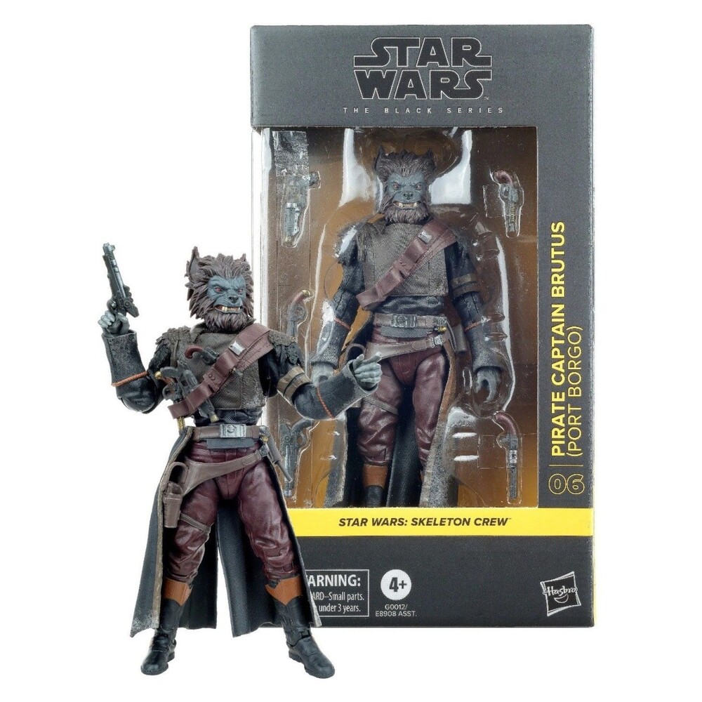 Star Wars Black Series Pirate Captain Brutus #06 Skeleton Crew Figure NIB